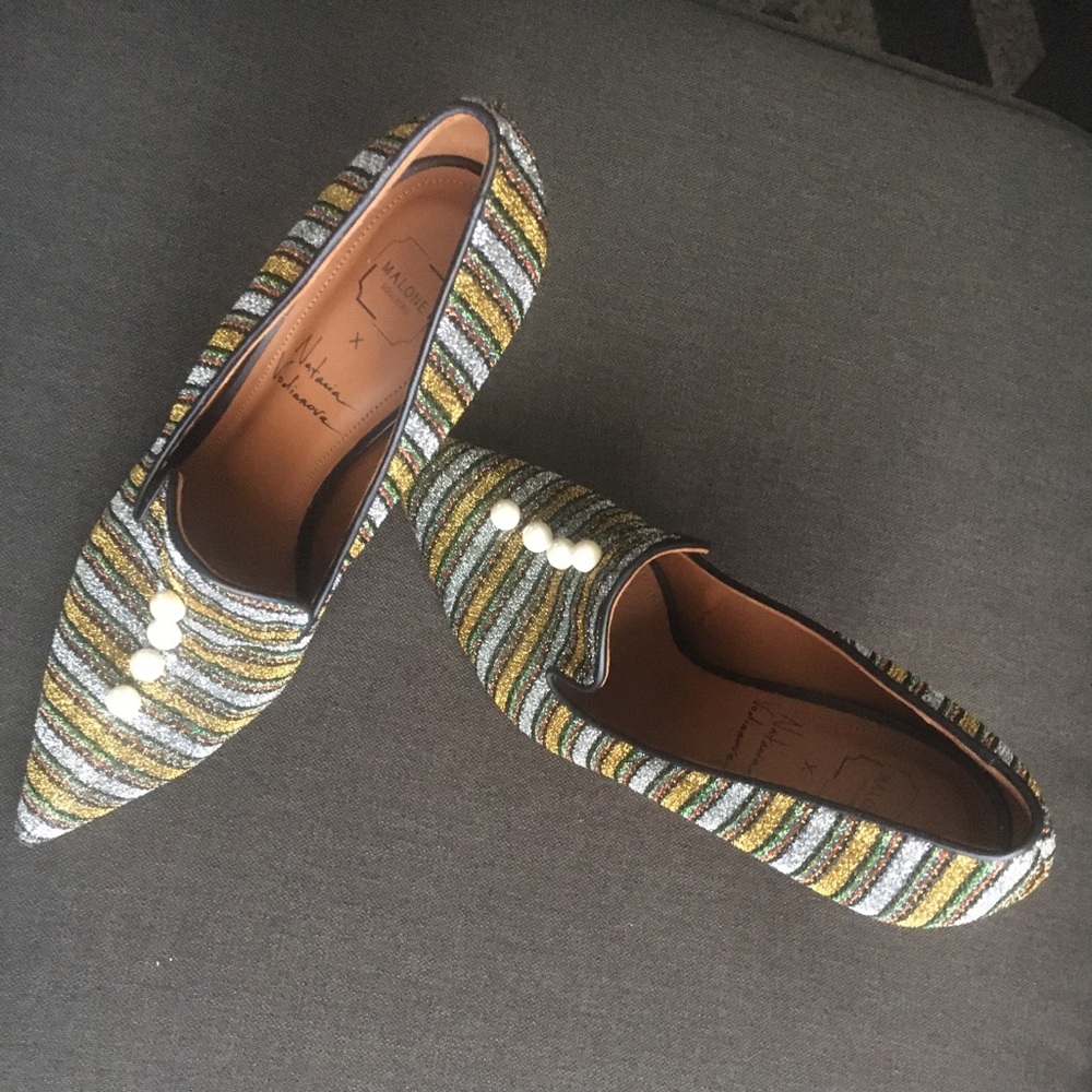 Malone Souliers x Natalia Vodianova high heels